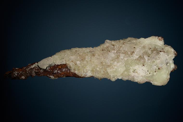 COPPER with PREHNITE, FLUORAPOPHYLLITE and QUARTZ